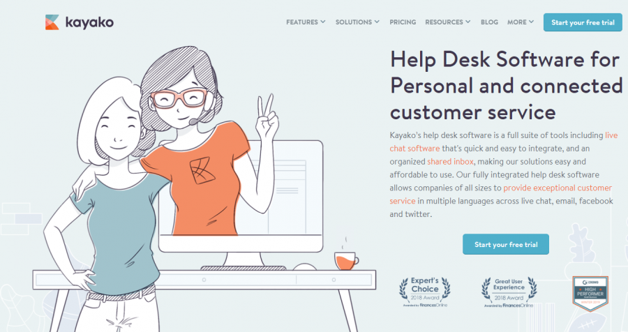 Kayako best help desk software