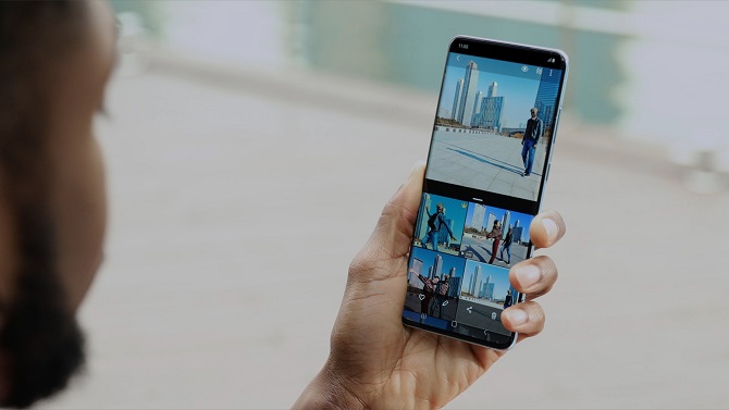 man holding galaxy s20 smartphone