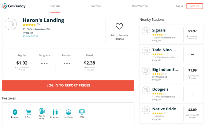 GasBuddy finds the cheapest gas stations around you