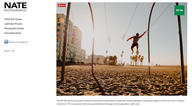 nate photographic presets