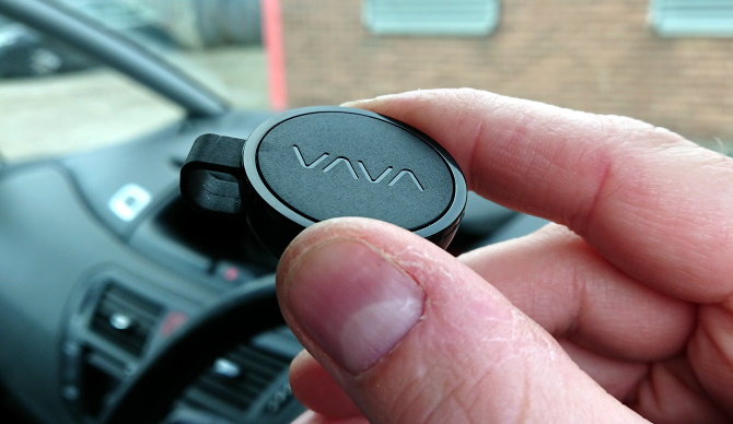 VAVA dash cam ships with a remote save button