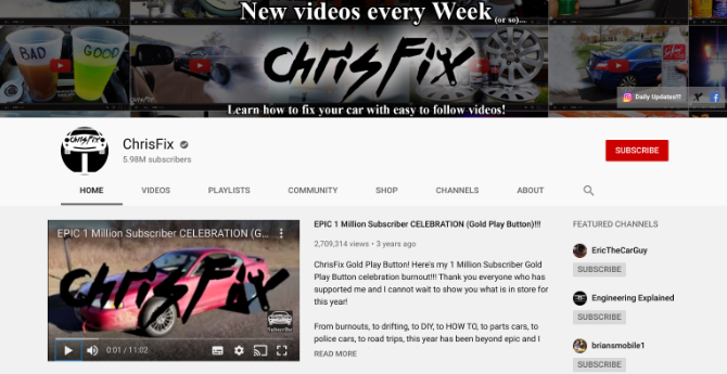 Save money on car repairs and DIY mechanical fixes by learning from ChrisFix on YouTube 