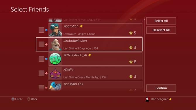 PS4 Friends Go Online Notification
