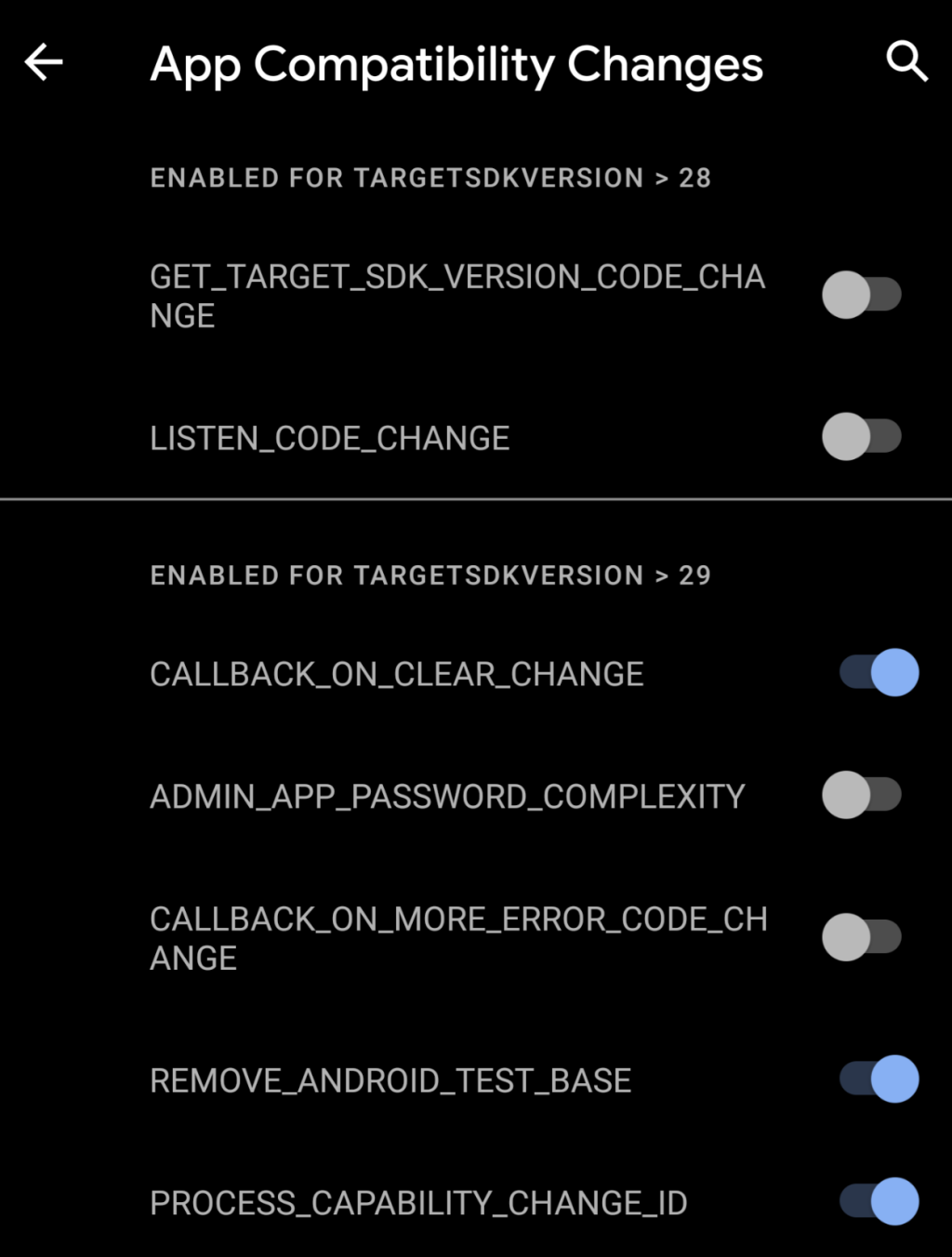 Android 11 app compatibility changes
