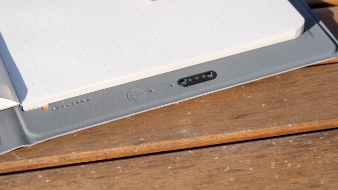 XP Pen Note Plus is a Magical Paper Notepad That Scans Everything You Write xp pen note plus charging and new page button 670x377