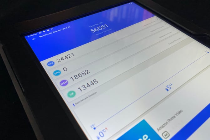 AnTuTu Benchmarks on TangoTab