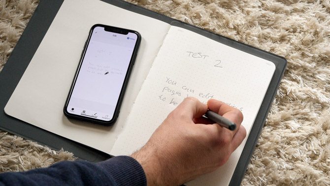 xp pen note plus live editing