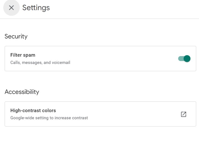 Google Voice Spam Filter