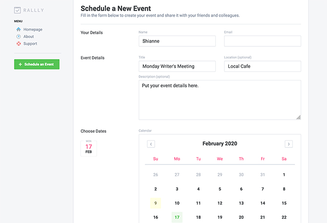 Rallly Scheduling App