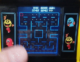 A bad Pac-Man game. 