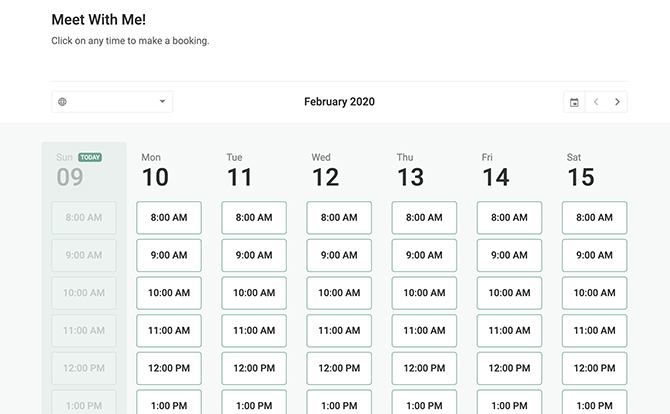 YouCanBook.me When to Meet