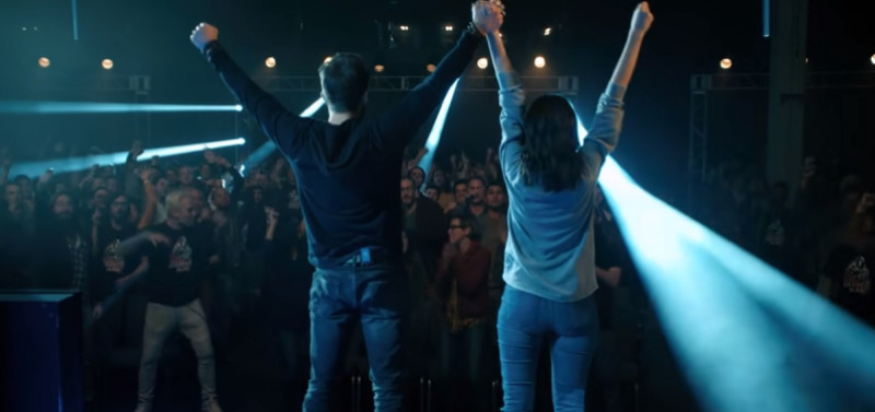 Ian Grimm and Poppy Li in Mythic Quest.