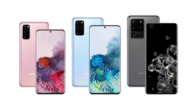 galaxy s20 range smartphones