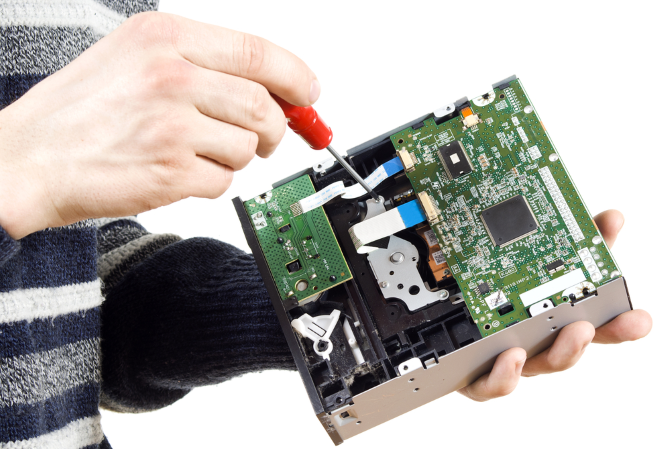Repair a disc drive