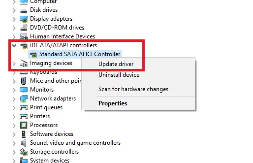 update device drivers Windows Device Manager