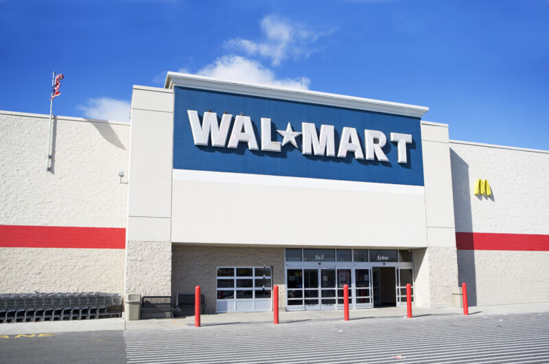 A Walmart store.