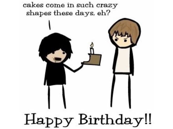 Cake Part Eaten Birthday Meme