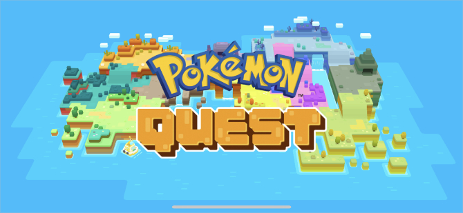 Pokemon Quest Home Screen