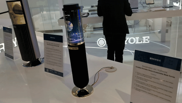 Royole: Concept smart speaker with 300-degree display
