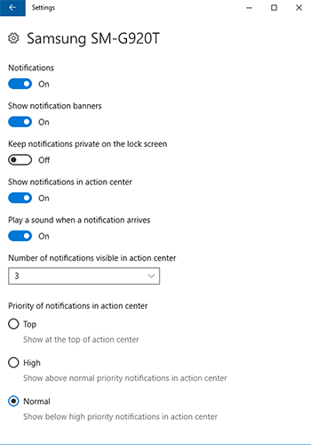 Incoming call alerts - Notification settings