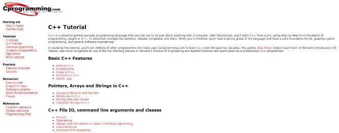 The CProgramming website