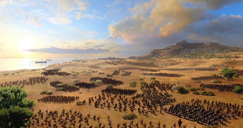 Total War Saga: Troy will pit thousands of Greeks against the Trojans in real-time strategy battles.