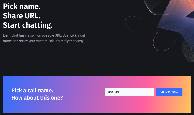 Zipcall is a free, fast, and secure way to make a video call without downloads or registrations