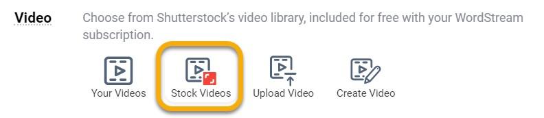 WordStream Advisor video option