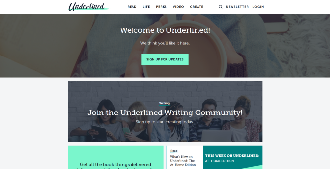underlined