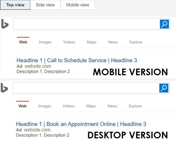 Microsoft ad with IF function example
