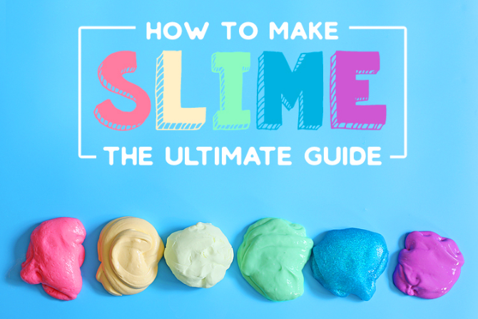 Make five different types of Slime at home with The Craft Patch's ultimate guide to DIY Slime 