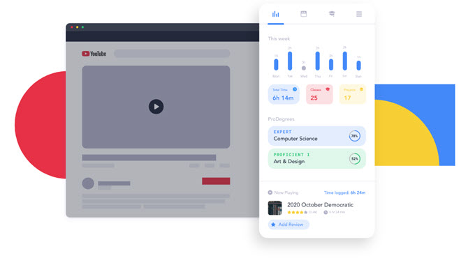 Prodeus Chrome extension for online courses on YouTube