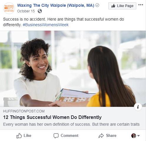 october marketing ideas women in business