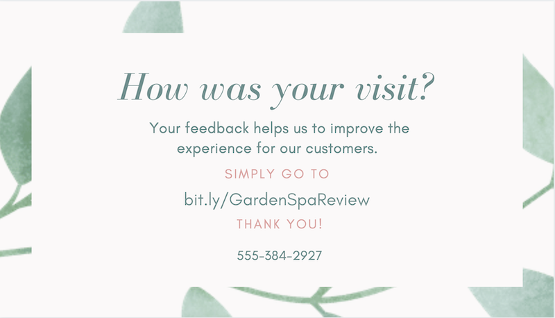 how to get more google reviews create a card