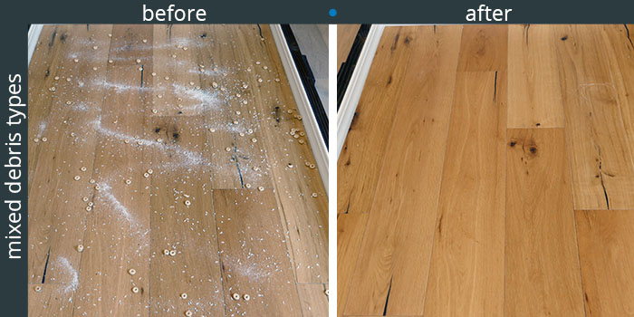 Tesvor cleaning performance on hardwood floors 