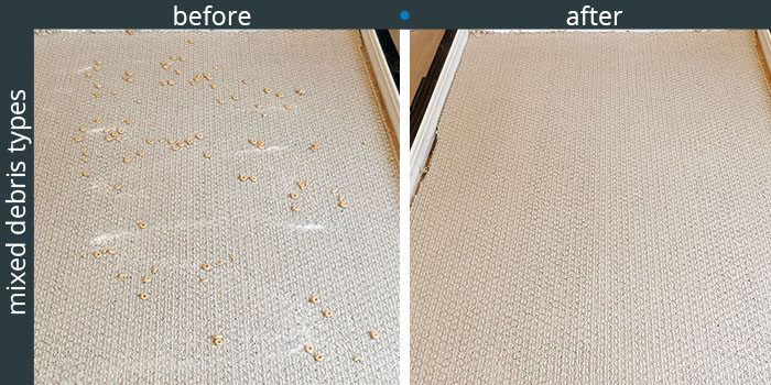 Tesvor cleaning performance on low pile carpet floors 