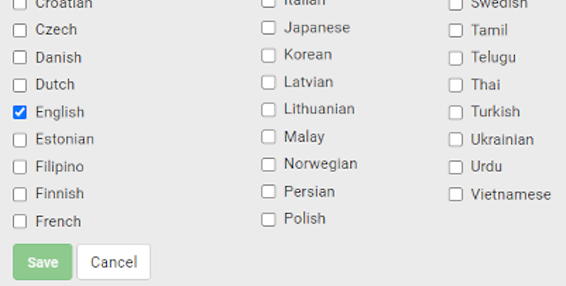 international ppc multiple language targeting