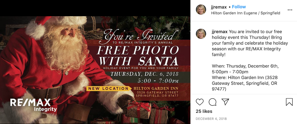 december marketing ideas - santa winter wonderland