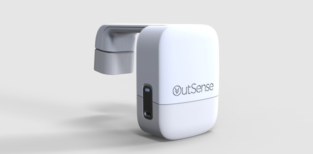 Outsense's device passively and automatically examines human waste