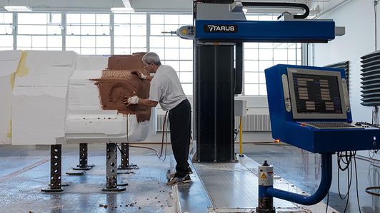 Rivian electric Amazon delivery van