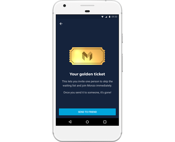Monzo's golden ticket
