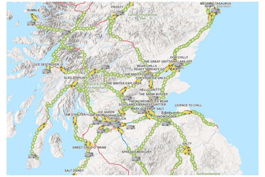 Scottish snow plow names 2021